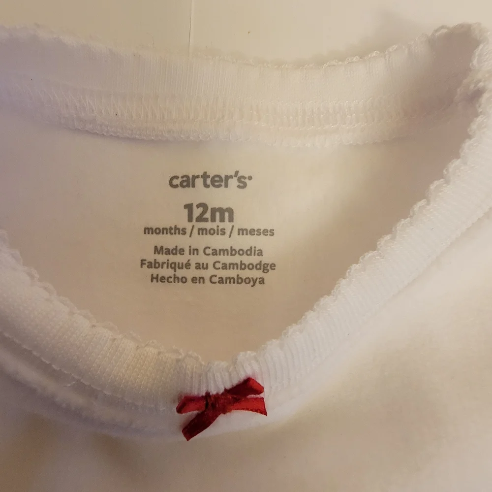 Carter's Christmas Pajama Set Size 12 Months - NWT